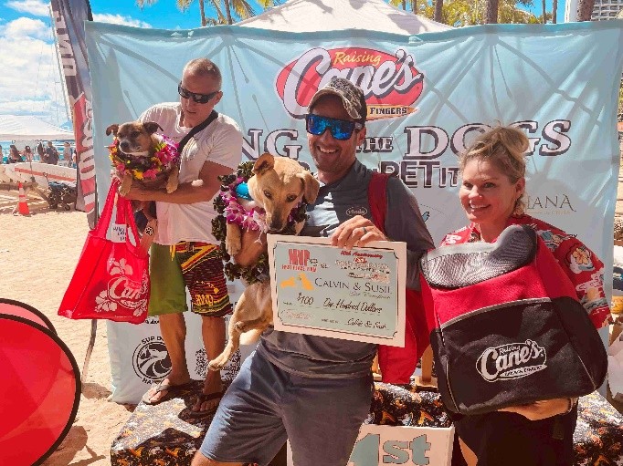PHOTOS: Winners of 10th annual dog surfing competition