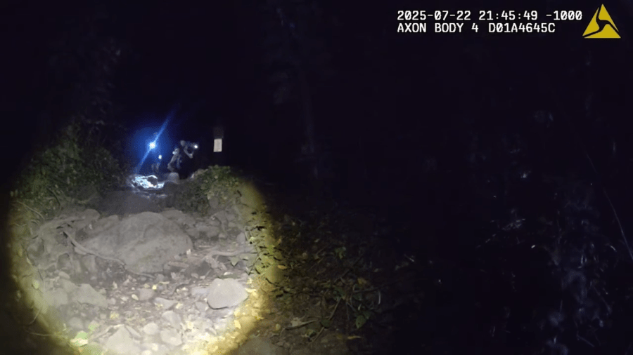 WATCH: Kauai police officer carries injured hiker off Kalalau trail