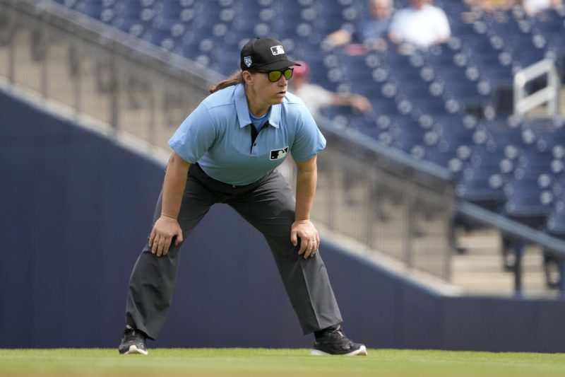 MLB is calling up its first female umpire, Jen Pawol