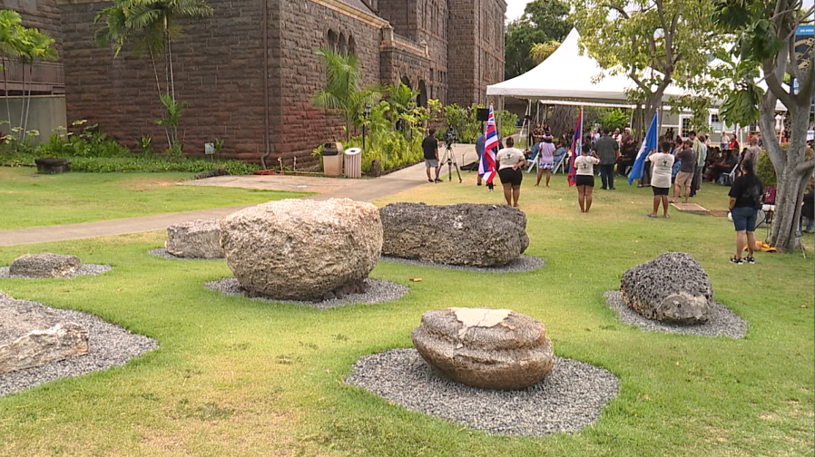 Bishop Museum returns cultural stones to Mariana Islands