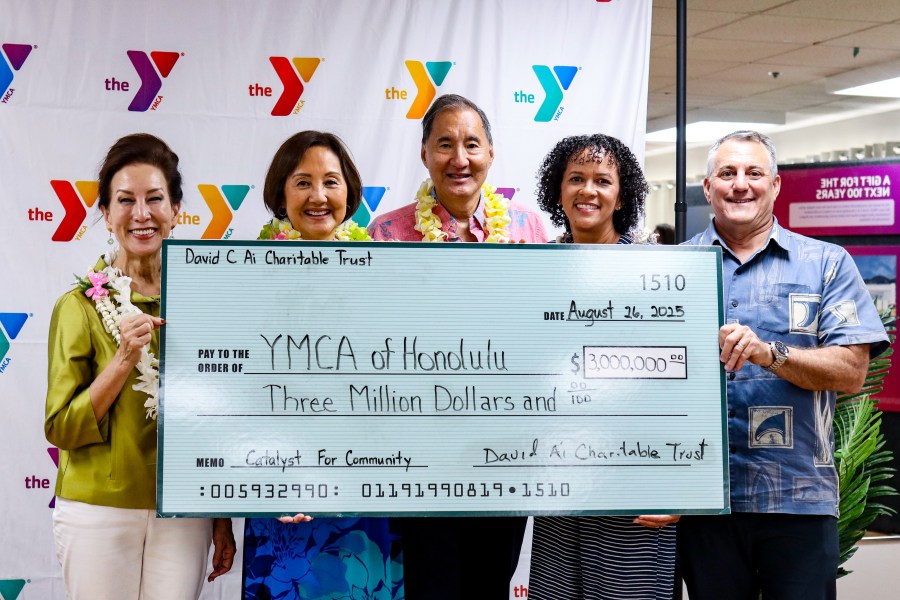 YMCA of Honolulu honors Ai family with large donation