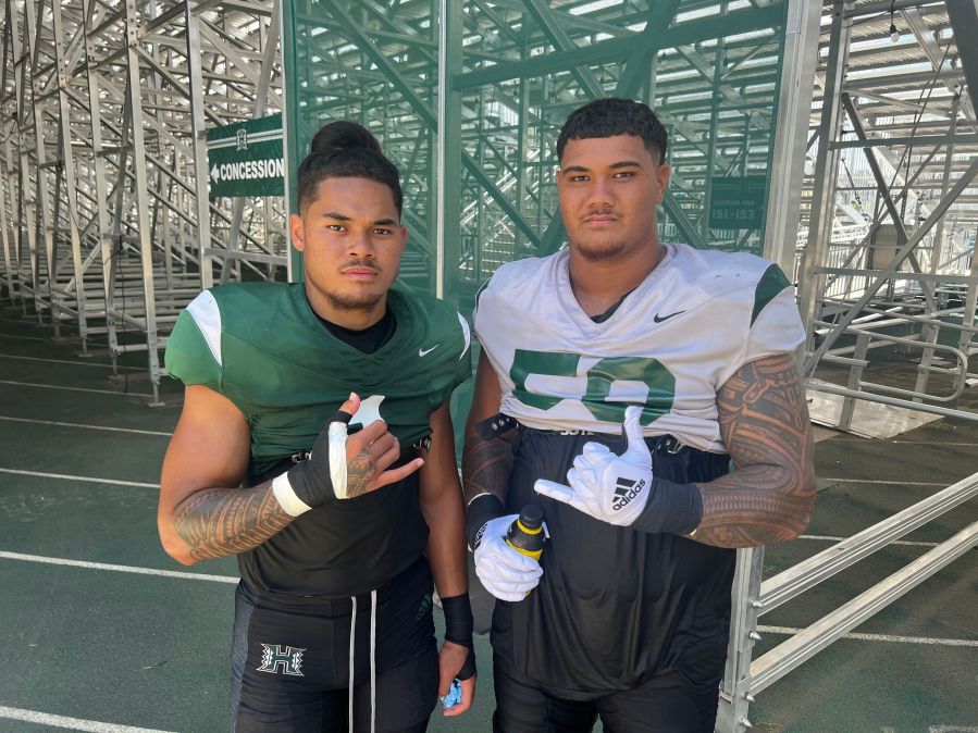 Hawaii’s Manuma & Sotelo selected UH Football captains