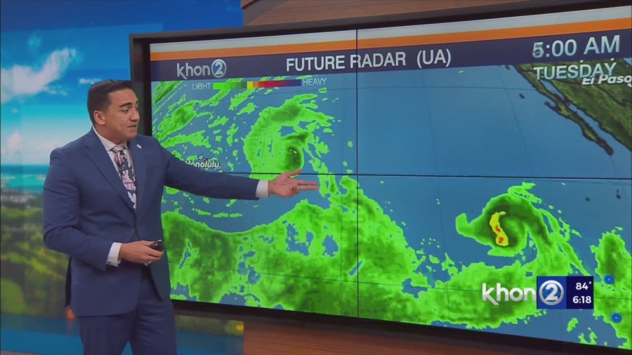Remnants of old storm to pass north of island by mid-week