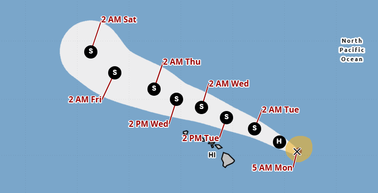 Hurricane Kiko expected to avoid direct contact with Hawaiʻi