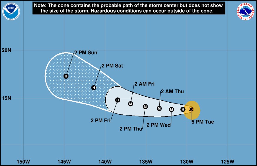 HIEMA says time to prepare, not panic, as Hurricane Kiko makes its way