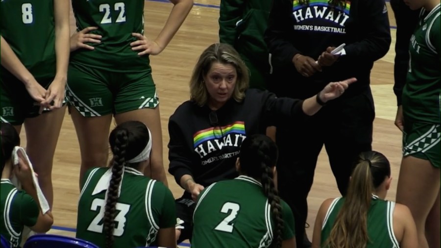 UH basketball coach Laura Beeman explains why Hawaii is the home team