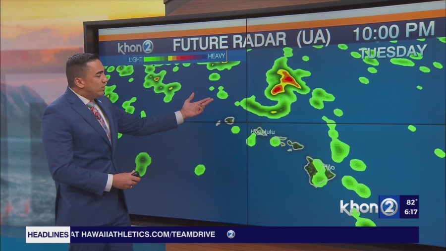 Kiko churns as a weak tropical storm as it passes north