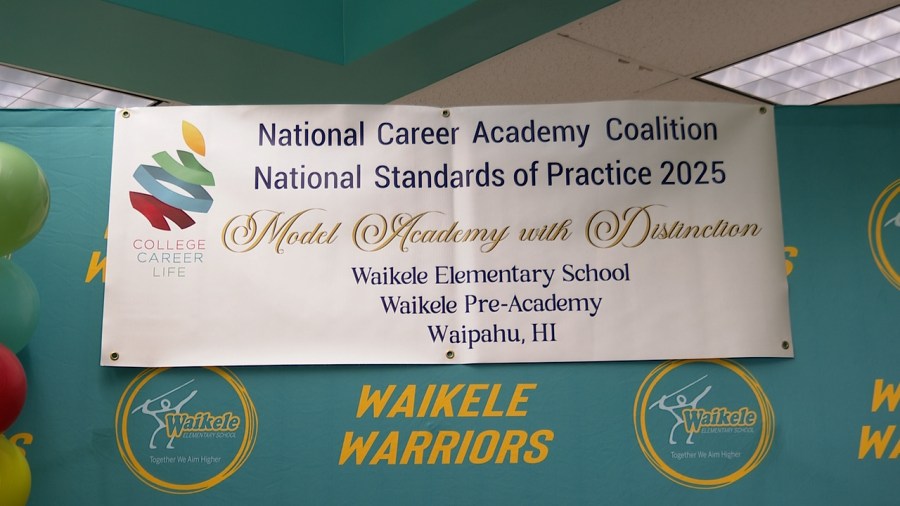 Waikele Elementary School receives first ever national honors