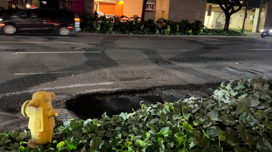 City working to restore potholes across the island following heavy rains