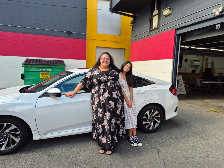 Single mother of 2 receives gift from FICOH, UNIBODY Autotech
