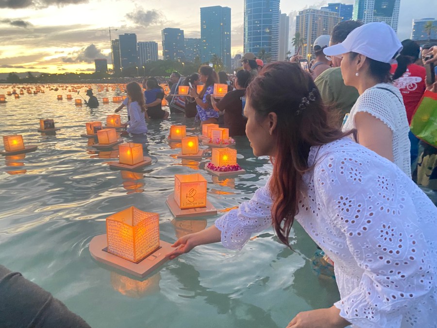 Honor the fallen in annual Memorial Day lantern floating ceremony