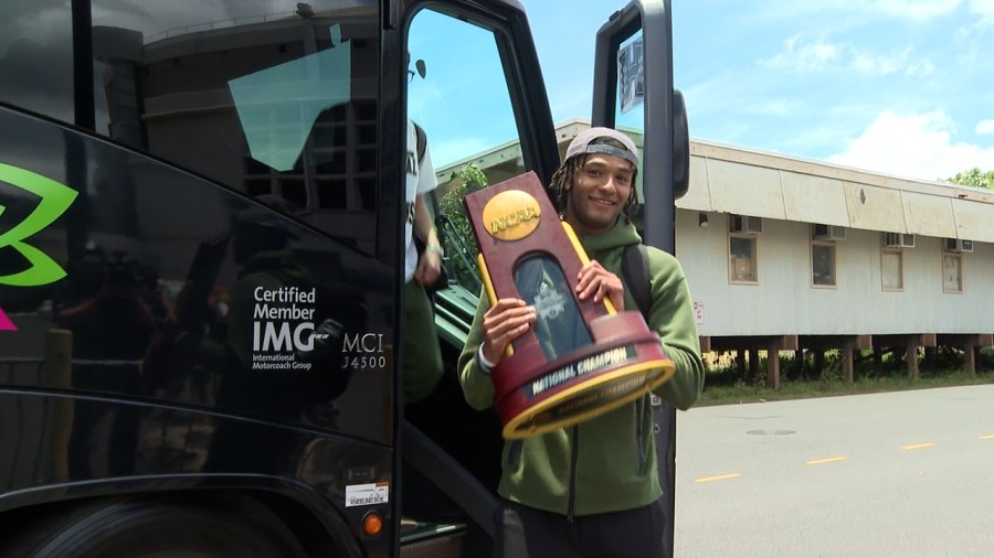 Hawai’i men’s volleyball returns home as National Champions